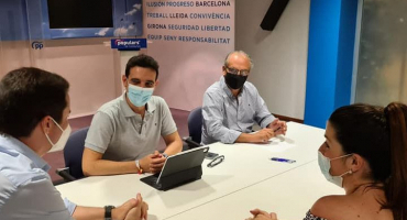 Primera reunión de coordinación entre la Dirección del PP de Barcelona y la Dirección de NNGG Cataluña